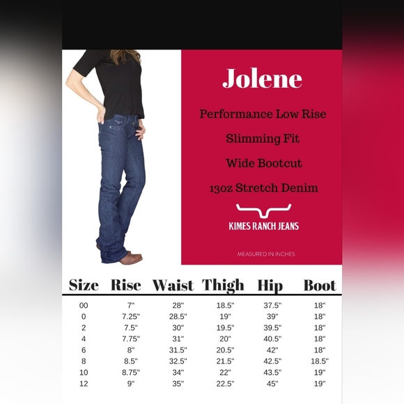 Kimes Ranch Jolene Western boot cut jeans ( see size tag and measurements) - Picture 6 of 11